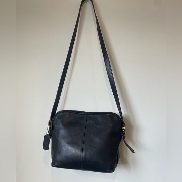 Vintage Coach||Mercer Leather Crossbody Bag, with original hangtag in Black - Picture 5 of 11